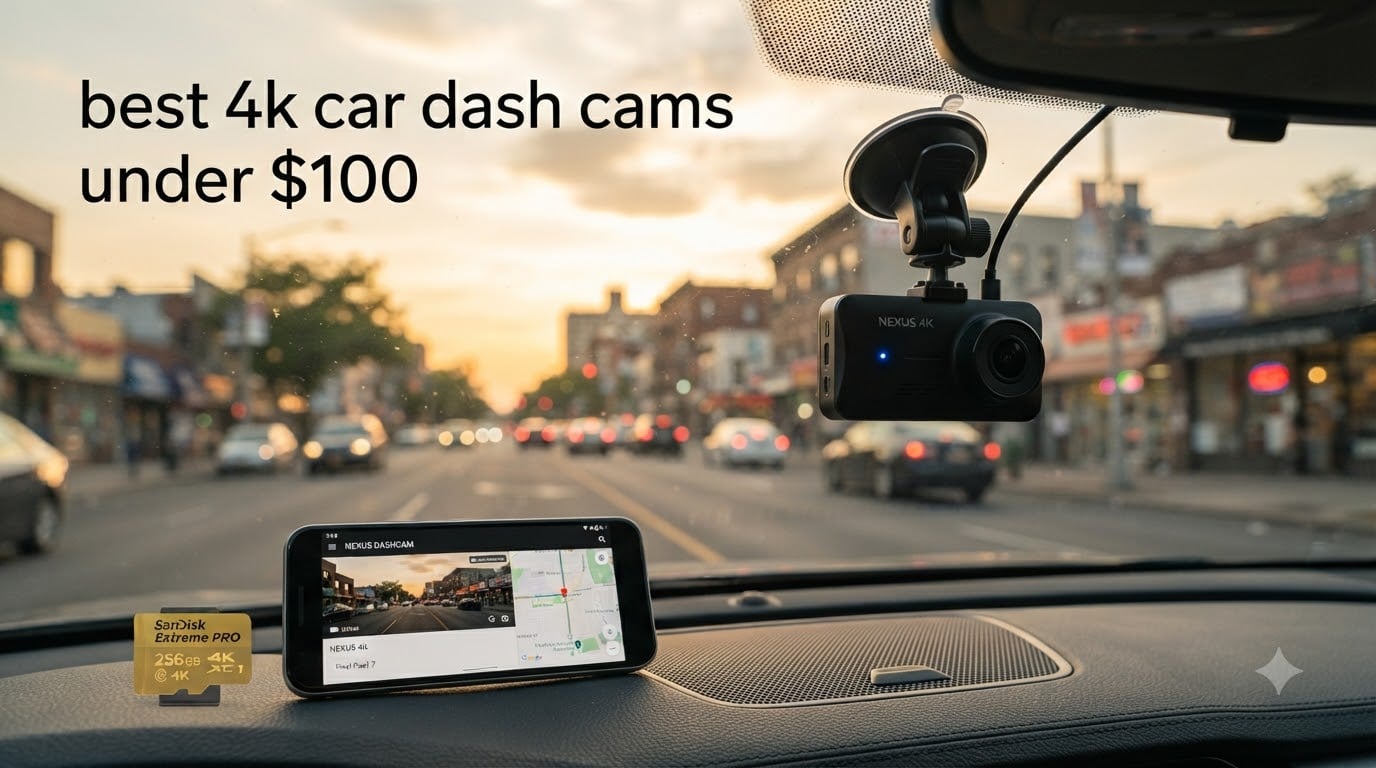 best 4k car dash cams under $100