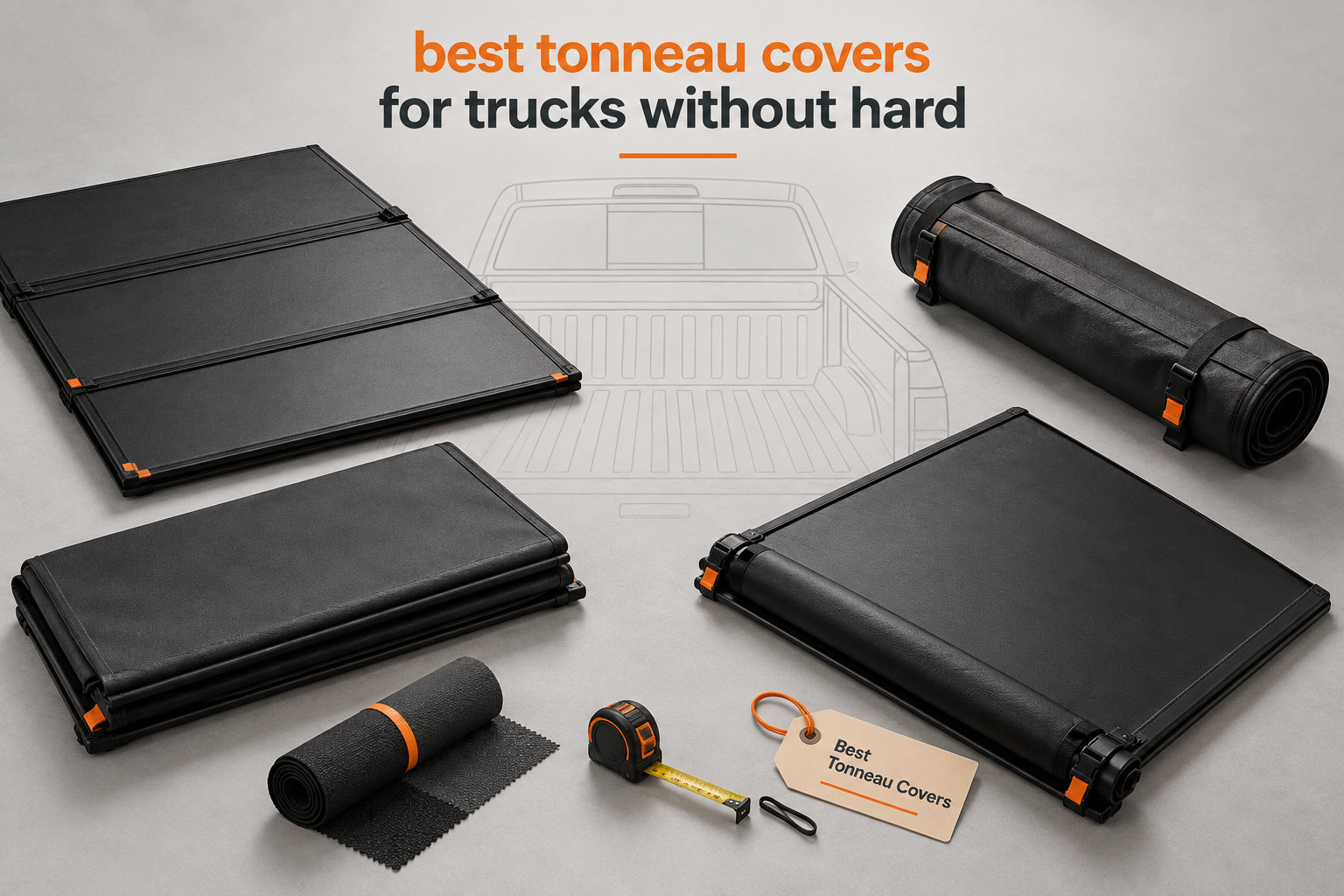 best tonneau covers for trucks without hard