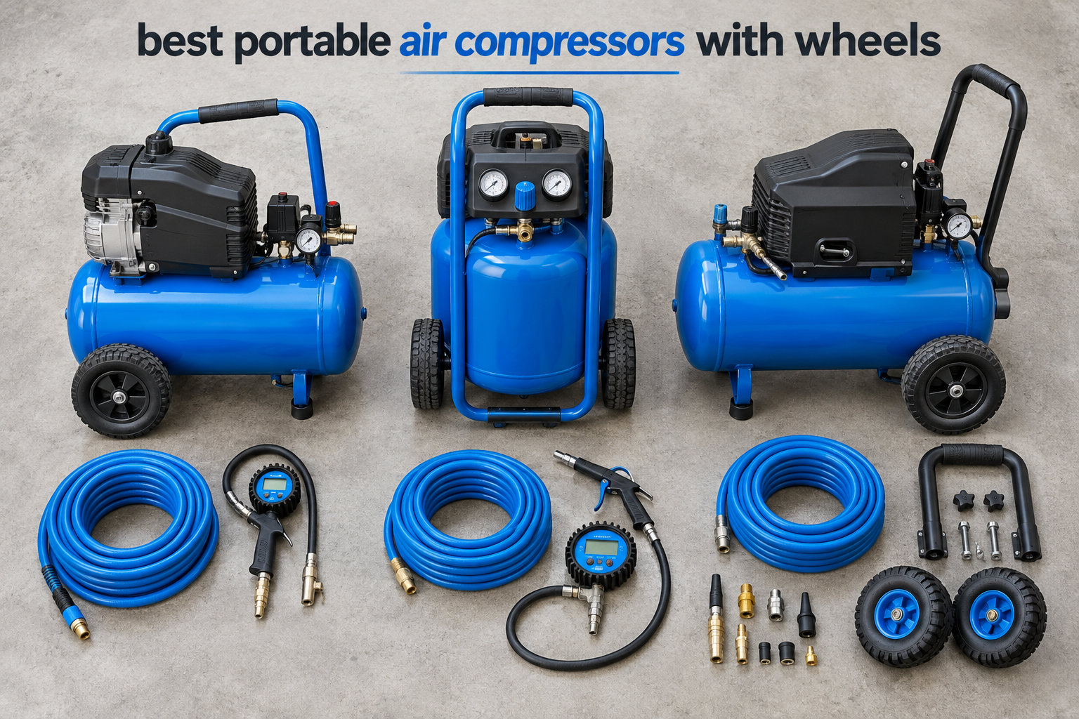 best portable air compressors with wheels