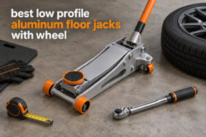 best low profile aluminum floor jacks with wheel