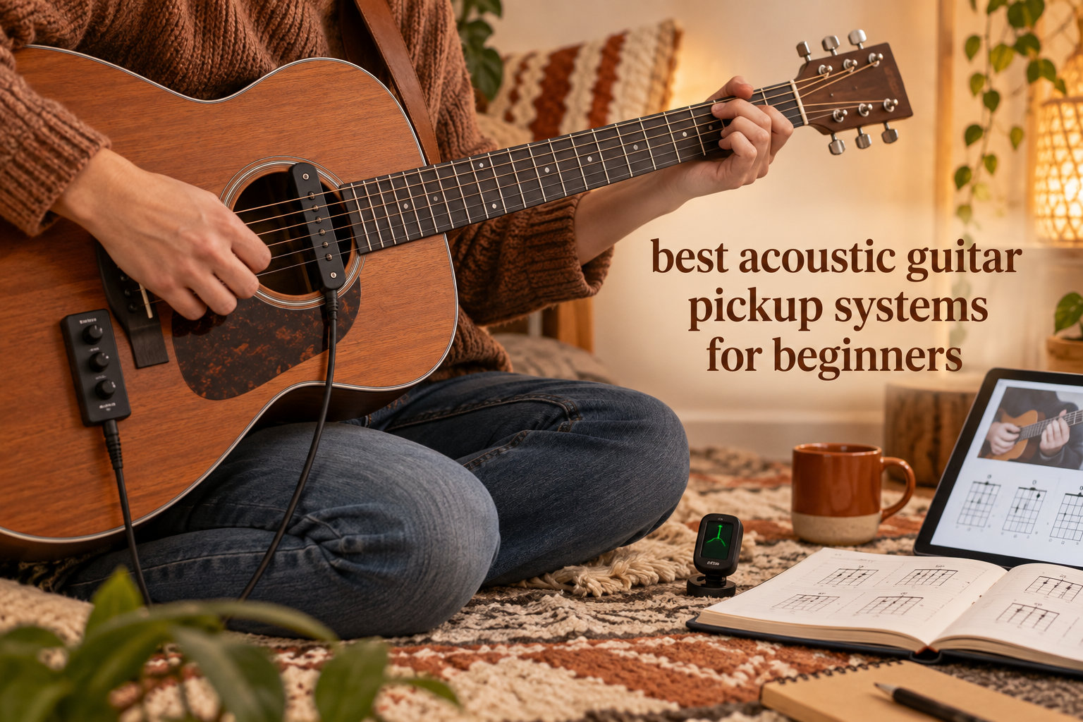 best acoustic guitar pickup systems for beginners
