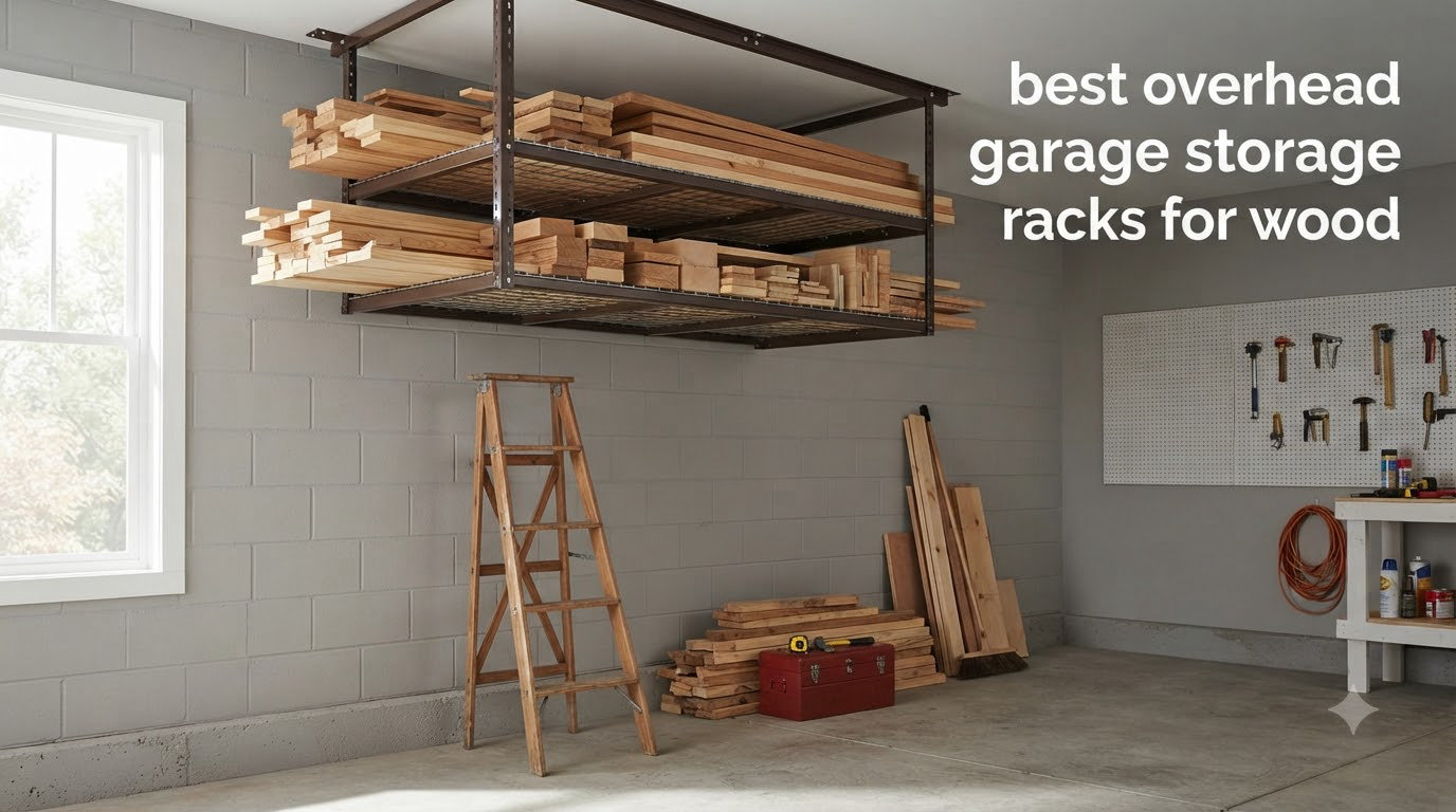 best overhead garage storage racks for wood