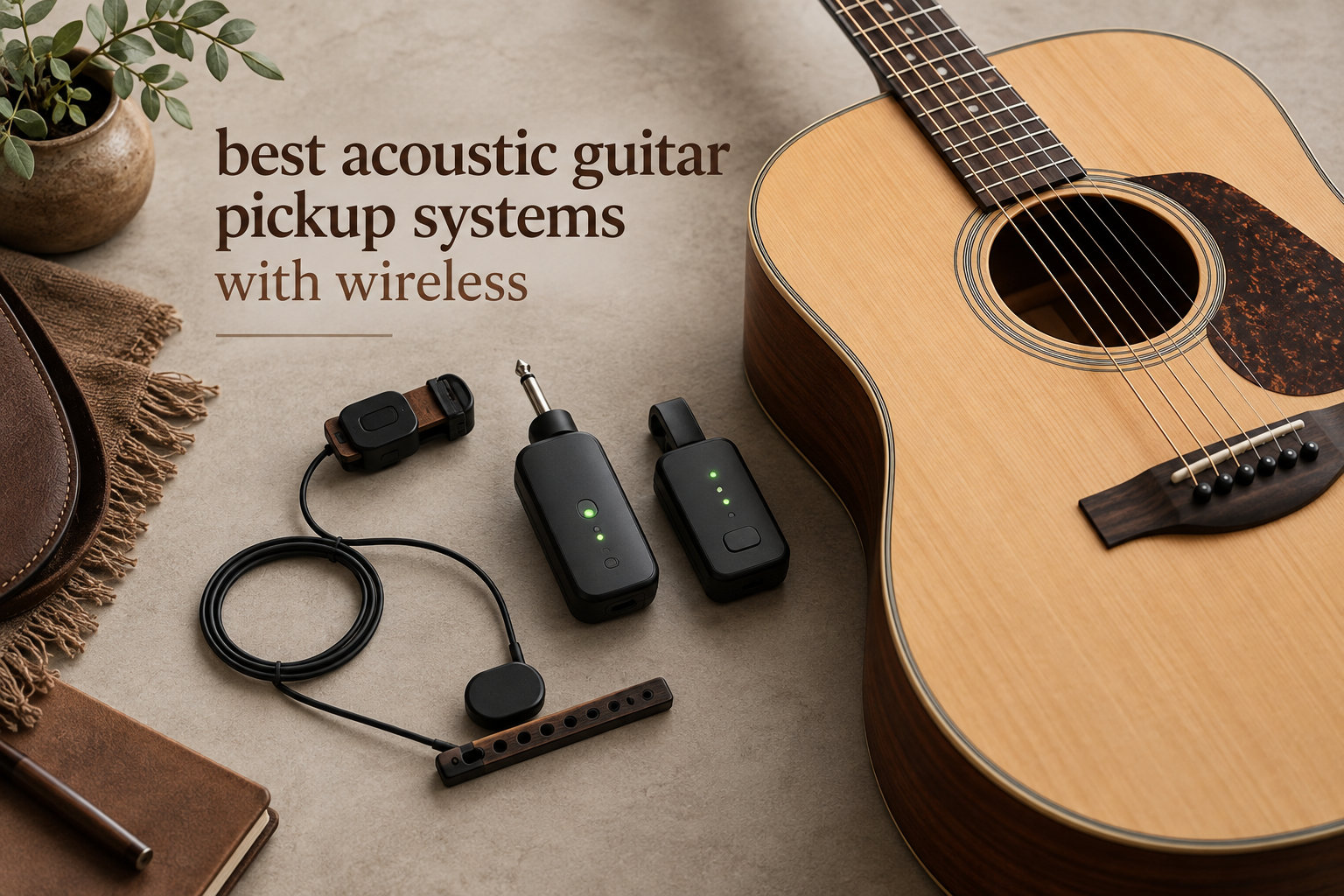 best acoustic guitar pickup systems with wireless