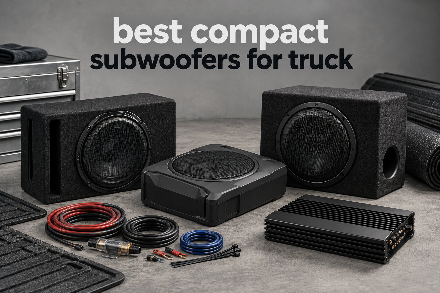 best compact subwoofers for truck