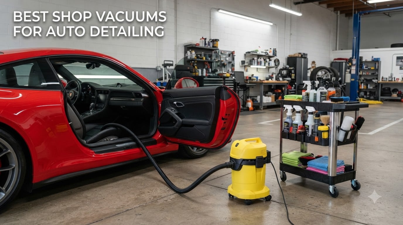 best shop vacuums for auto detailing