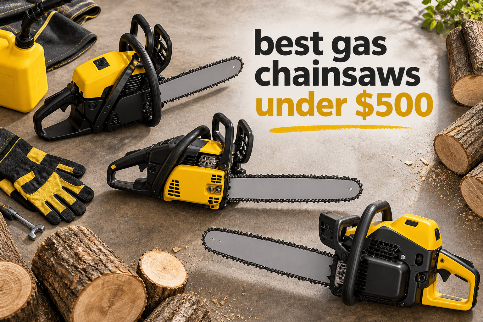 best gas chainsaws under $500