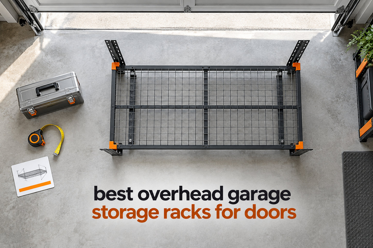 best overhead garage storage racks for doors