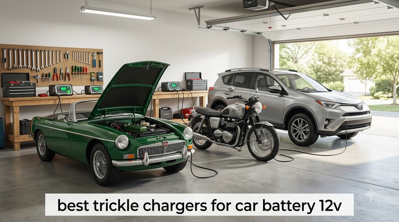 best trickle chargers for car battery 12v