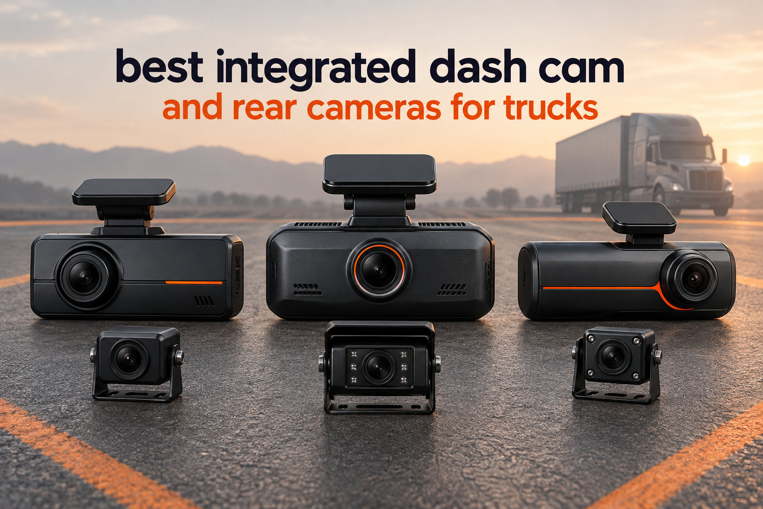 best integrated dash cam and rear cameras for trucks