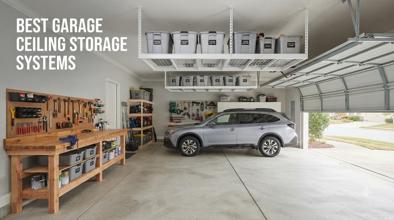 best garage ceiling storage systems