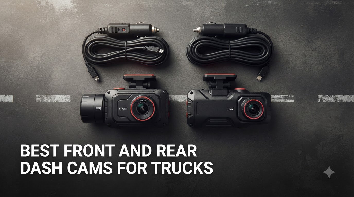best front and rear dash cams for trucks