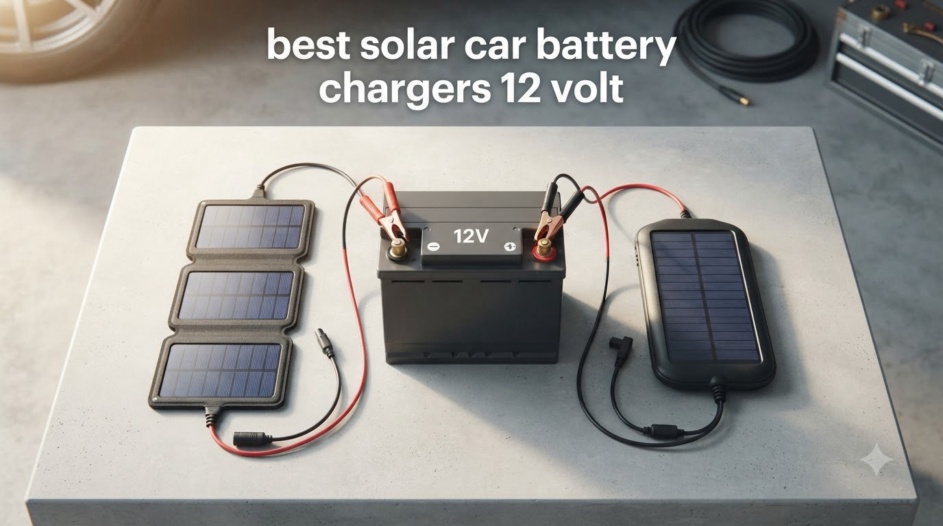best solar car battery chargers 12 volt