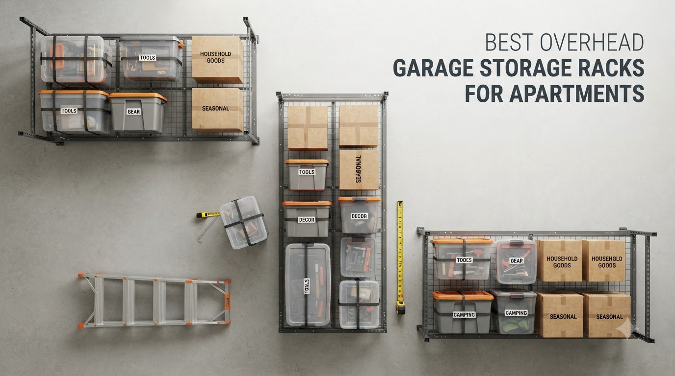 best overhead garage storage racks for apartments