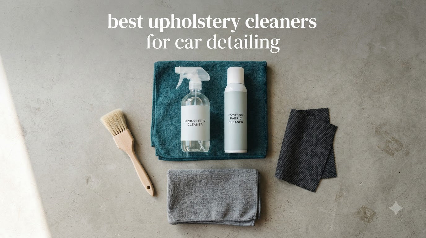 best upholstery cleaners for car detailing