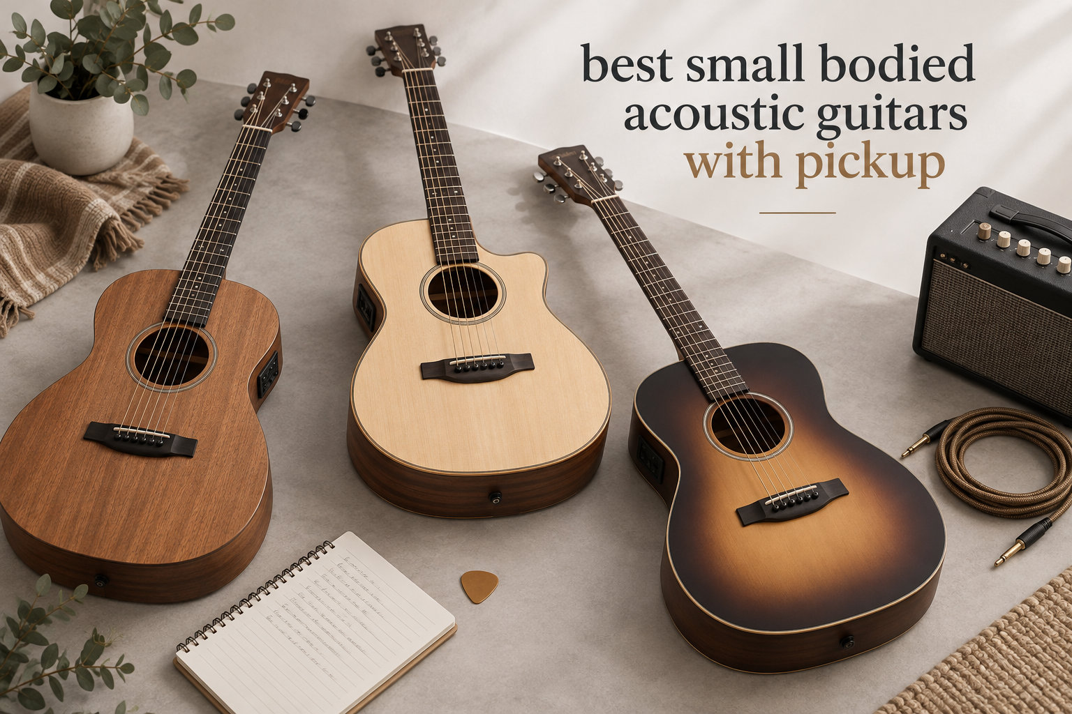 best small bodied acoustic guitars with pickup