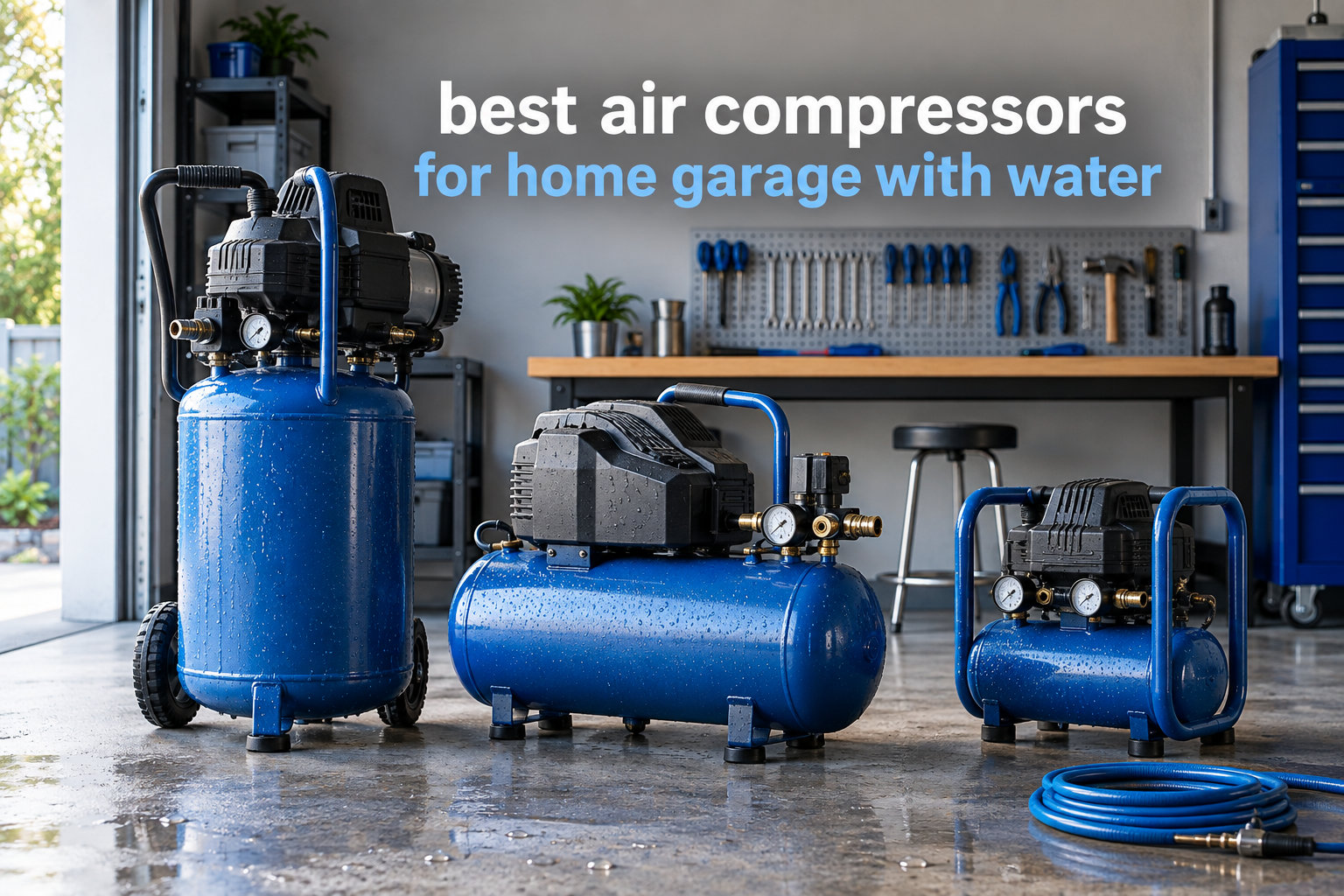 best air compressors for home garage with water