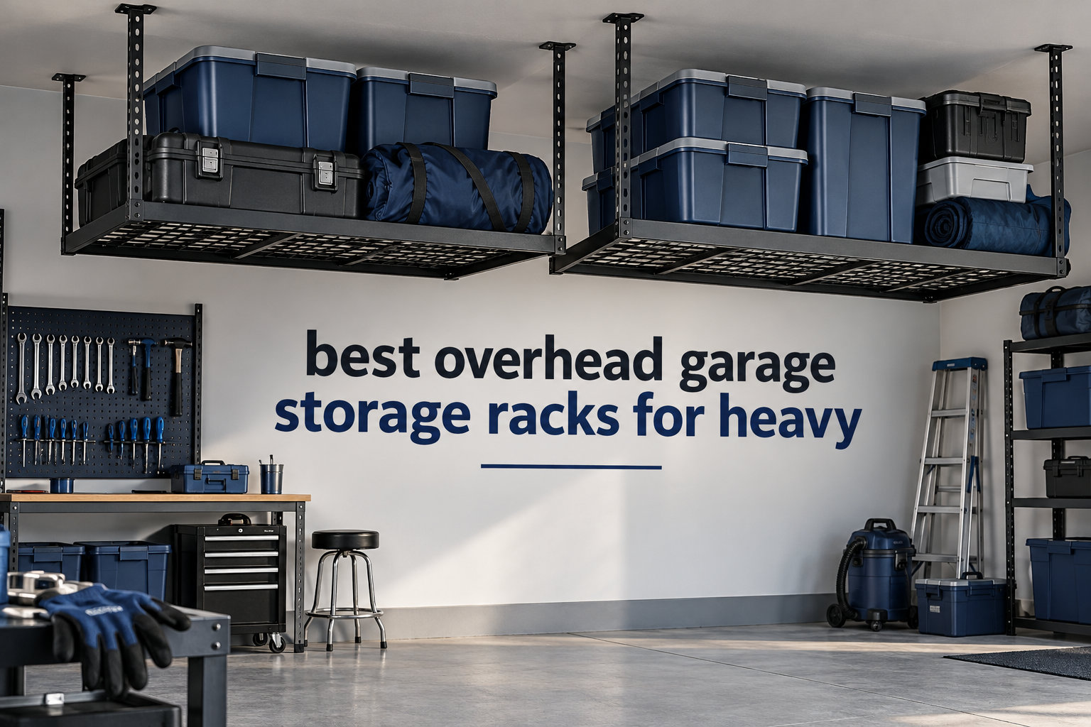 best overhead garage storage racks for heavy