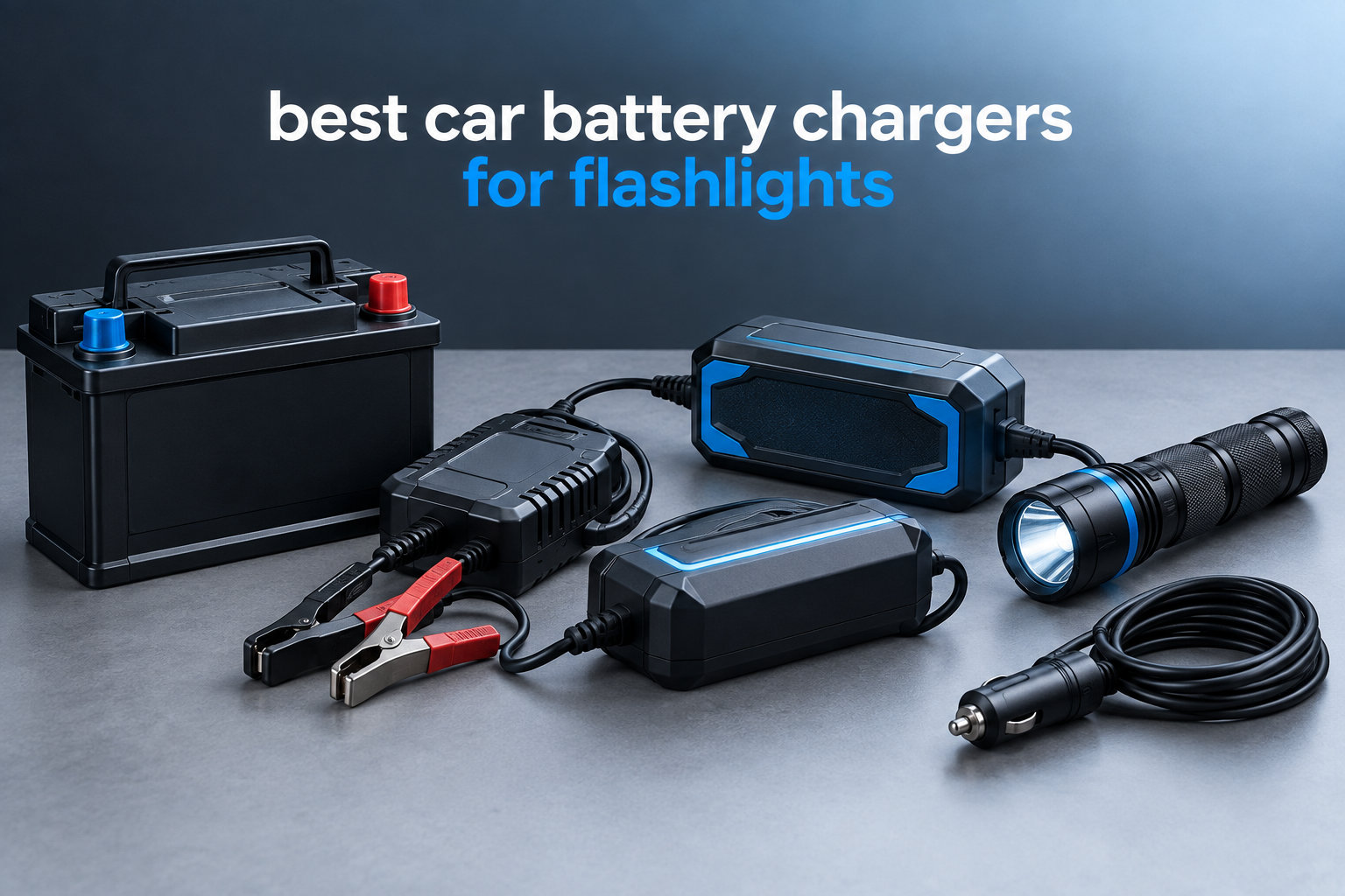 best car battery chargers for flashlights