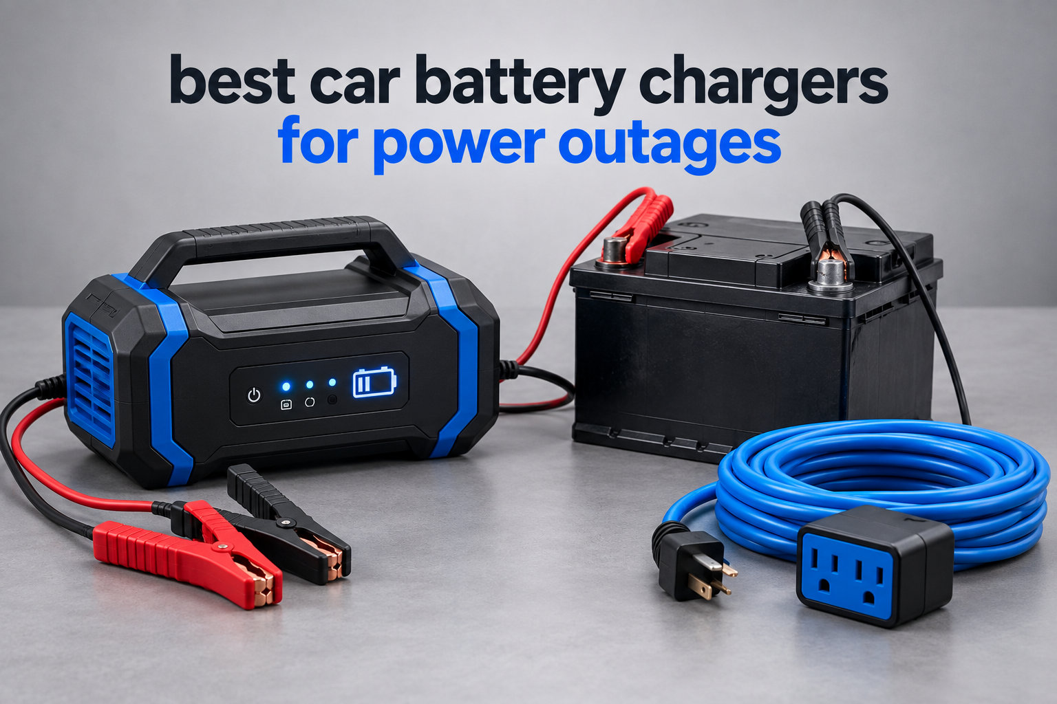 best car battery chargers for power outages