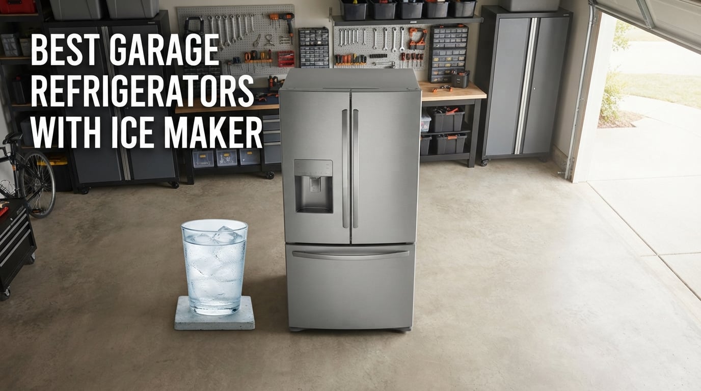 best garage refrigerators with ice maker