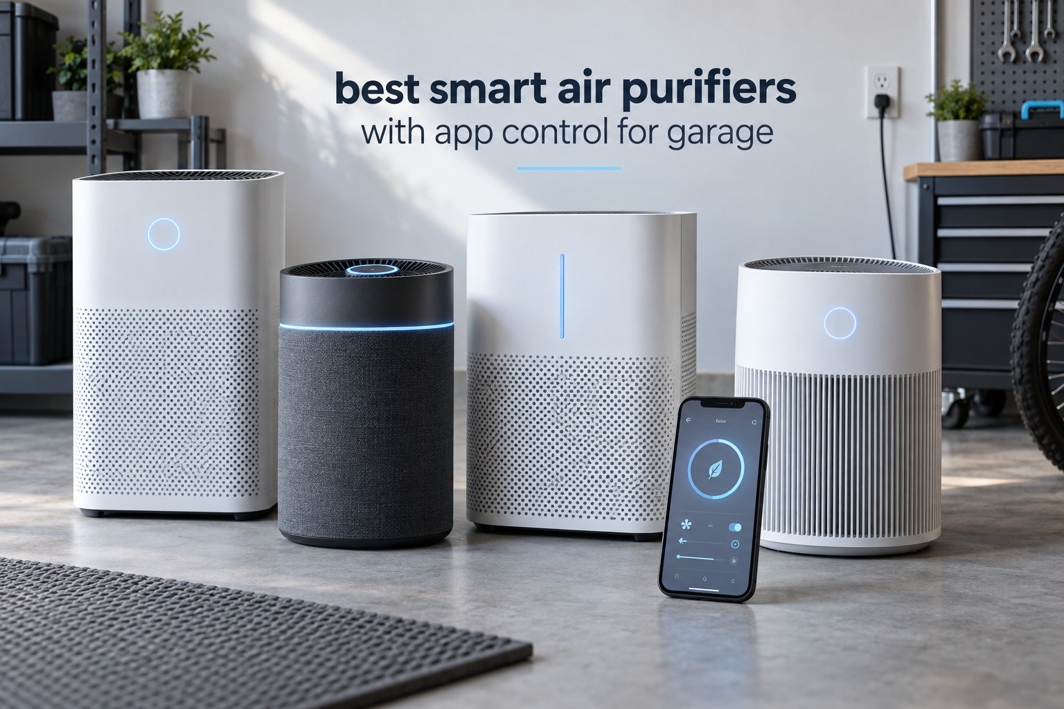 best smart air purifiers with app control for garage