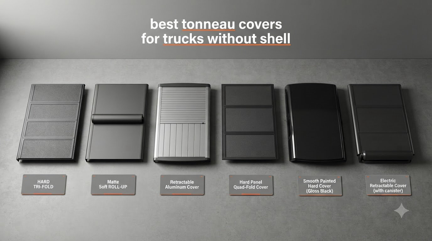 best tonneau covers for trucks without shell