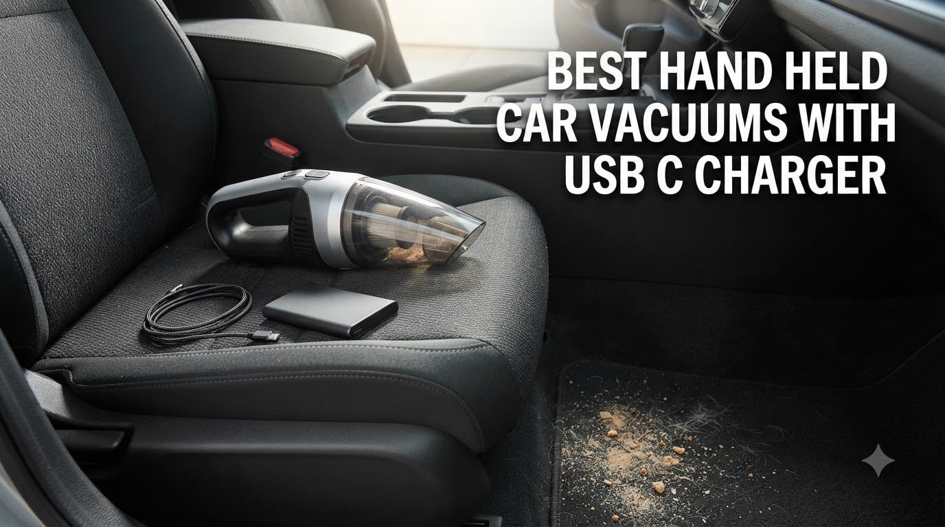 best hand held car vacuums with usb c charger
