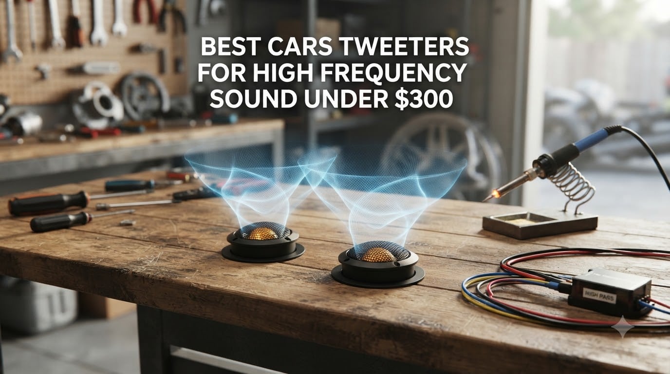 best cars tweeters for high frequency sound under $300