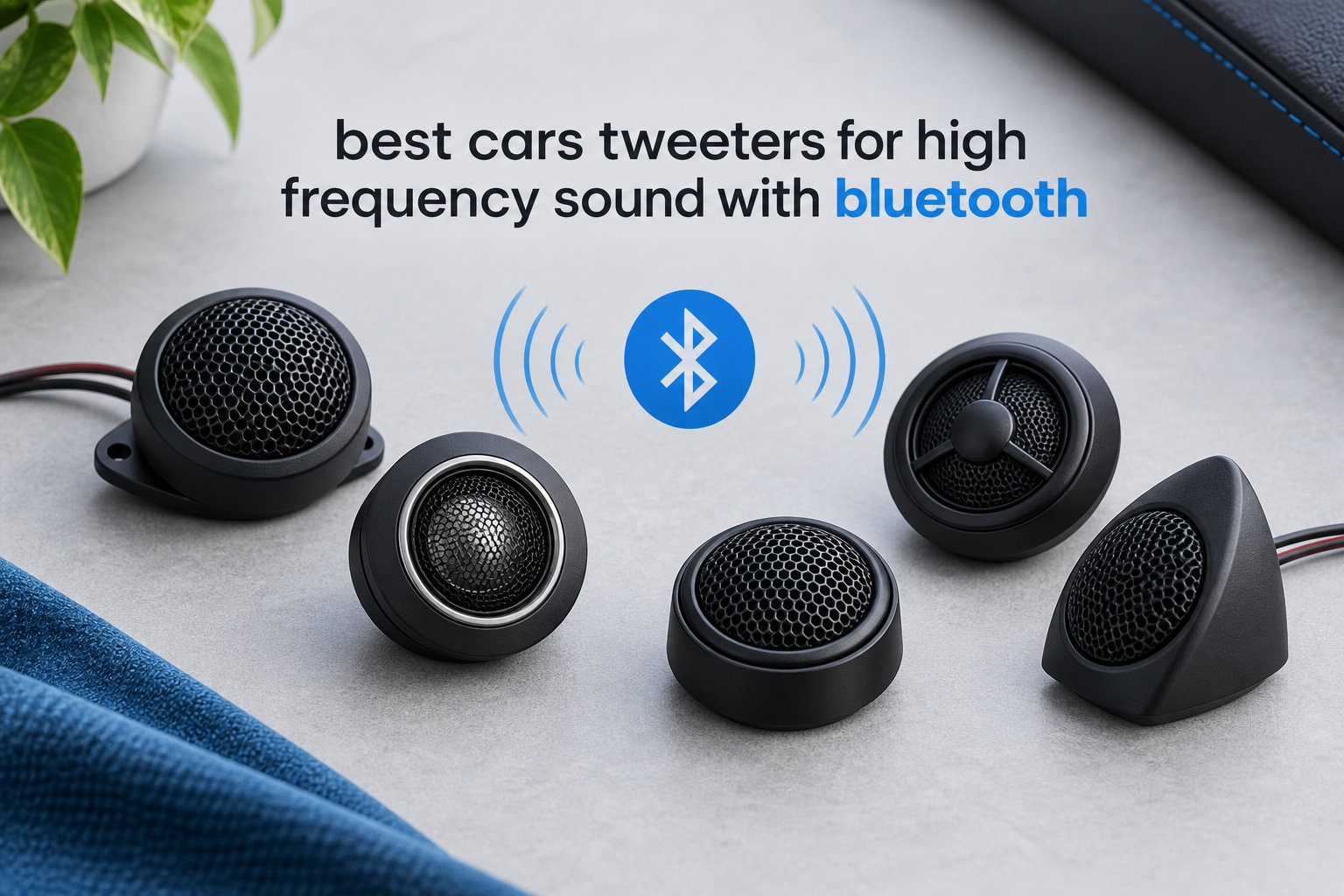 best cars tweeters for high frequency sound with bluetooth