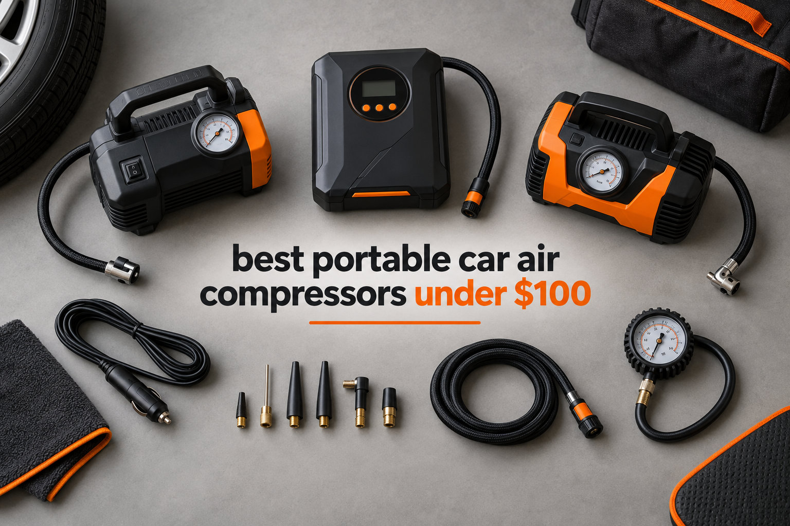 best portable car air compressors under $100
