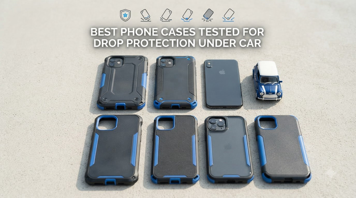 best phone cases tested for drop protection under car