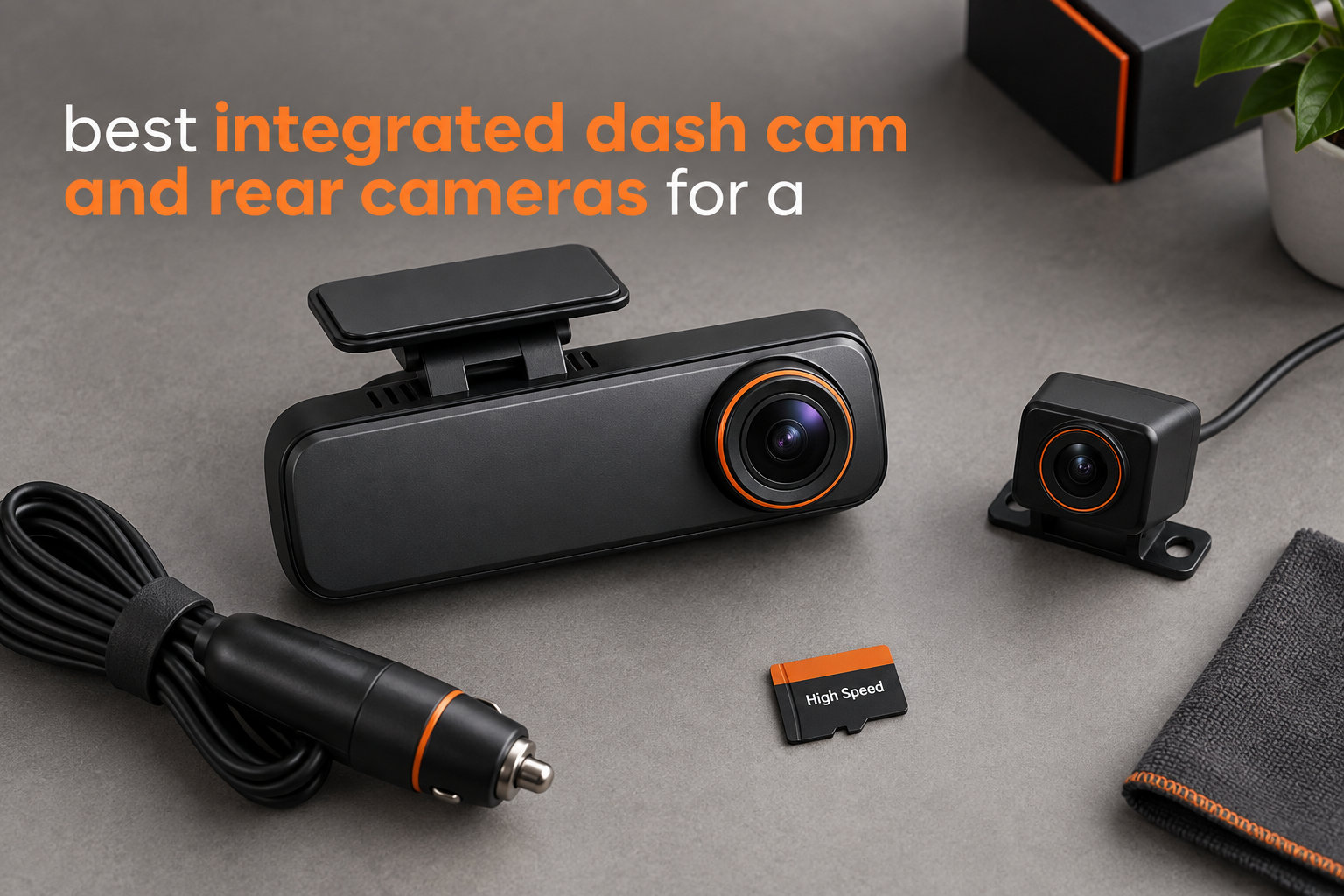 best integrated dash cam and rear cameras for a