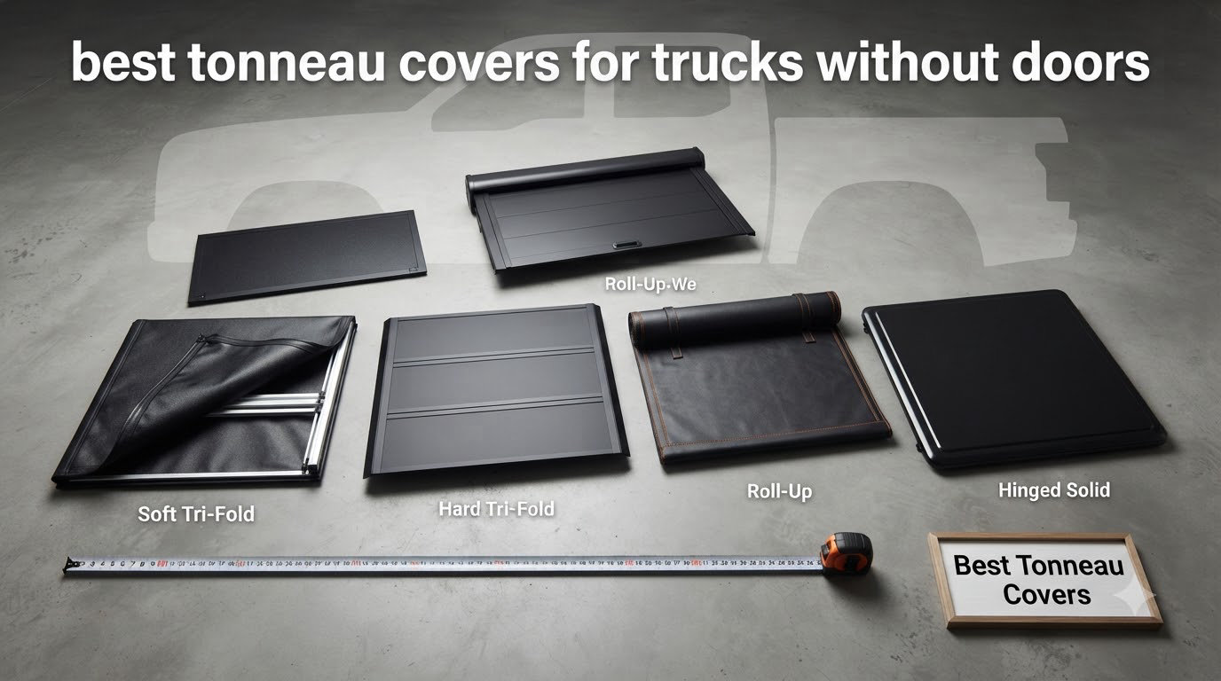best tonneau covers for trucks without doors