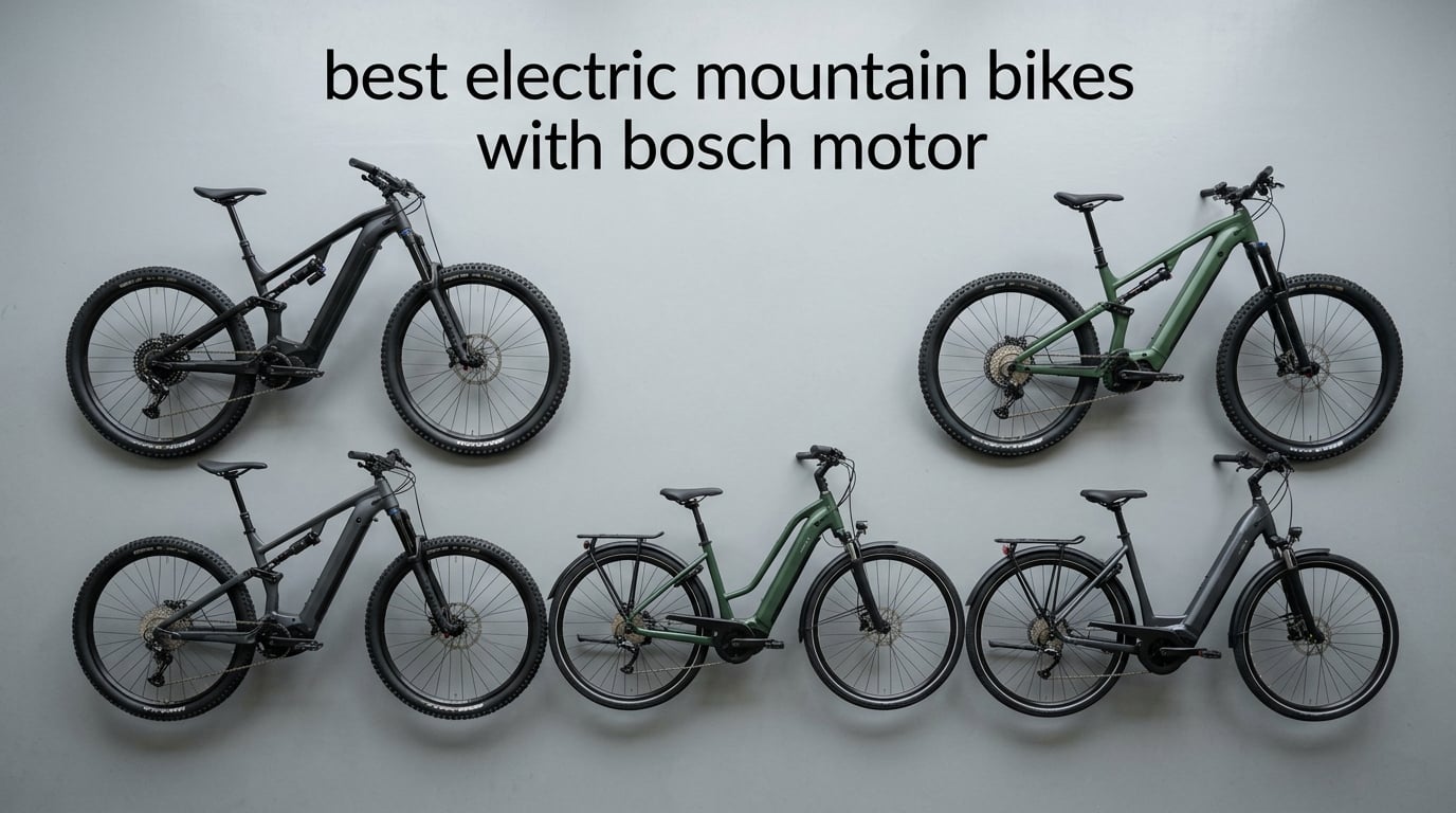 best electric mountain bikes with bosch motor
