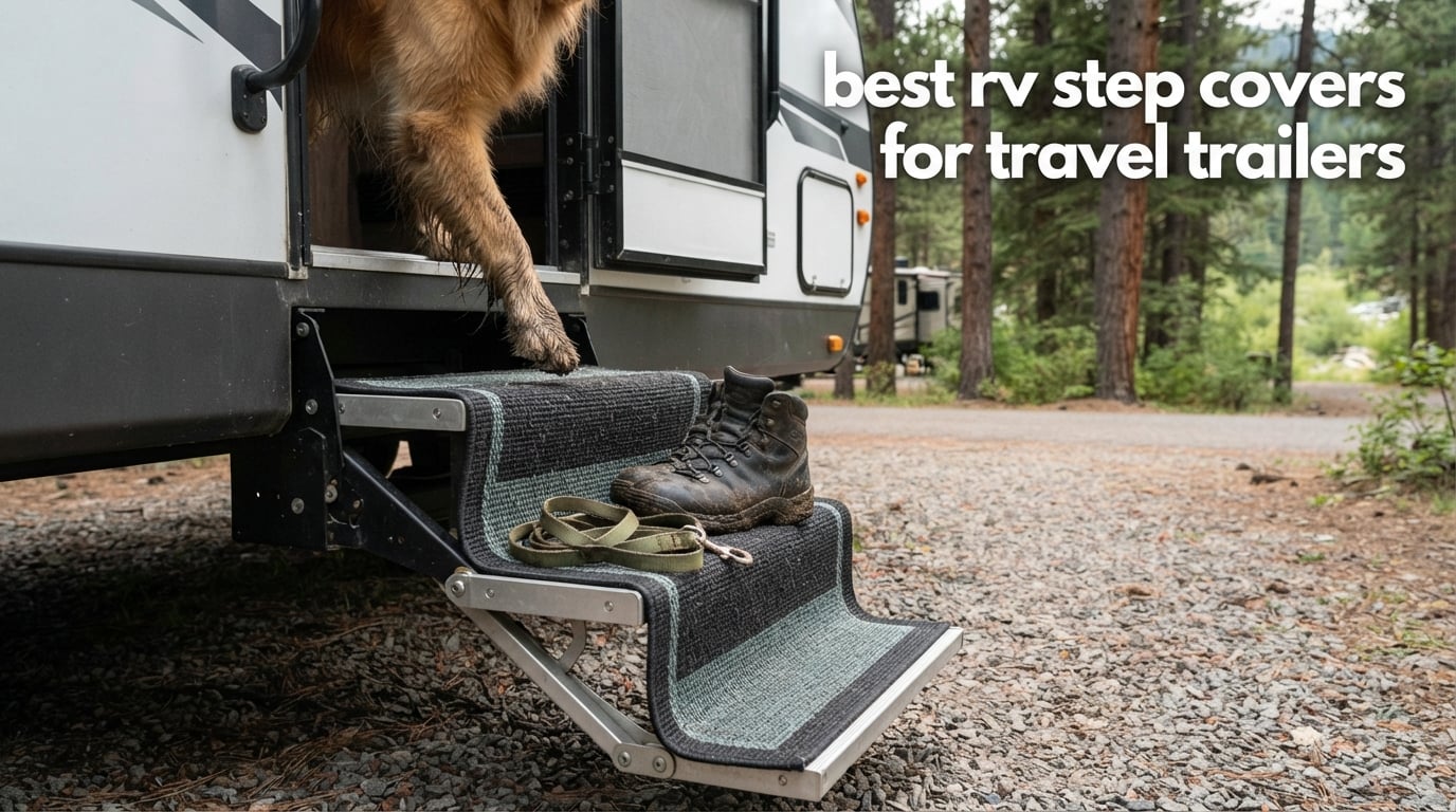 best rv step covers for travel trailers