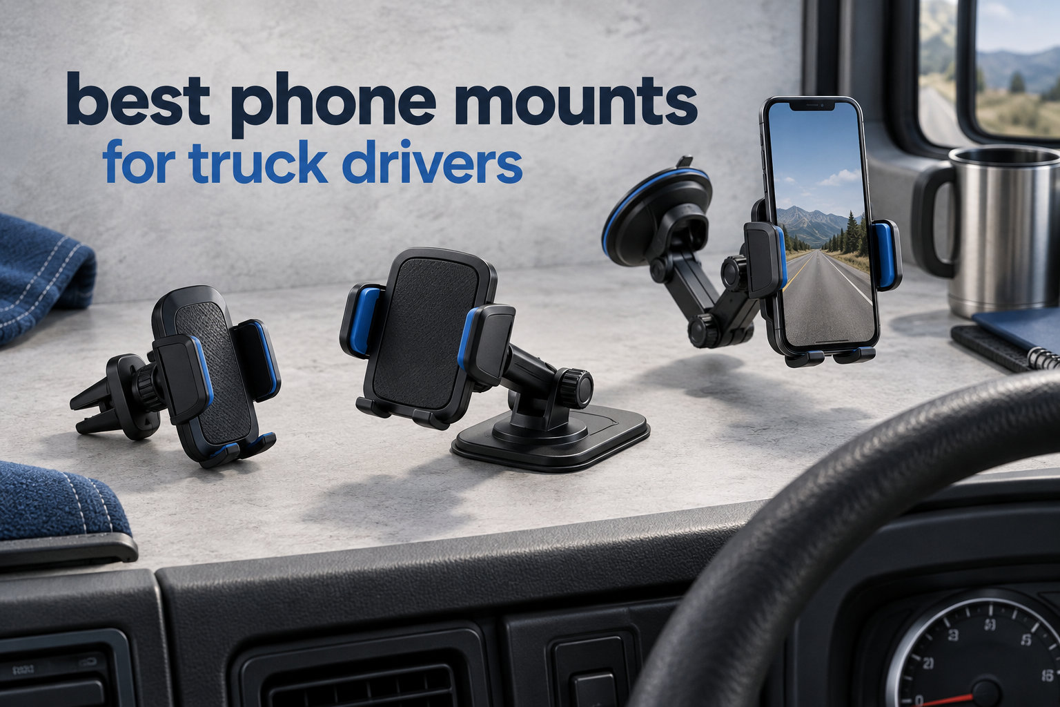 best phone mounts for truck drivers