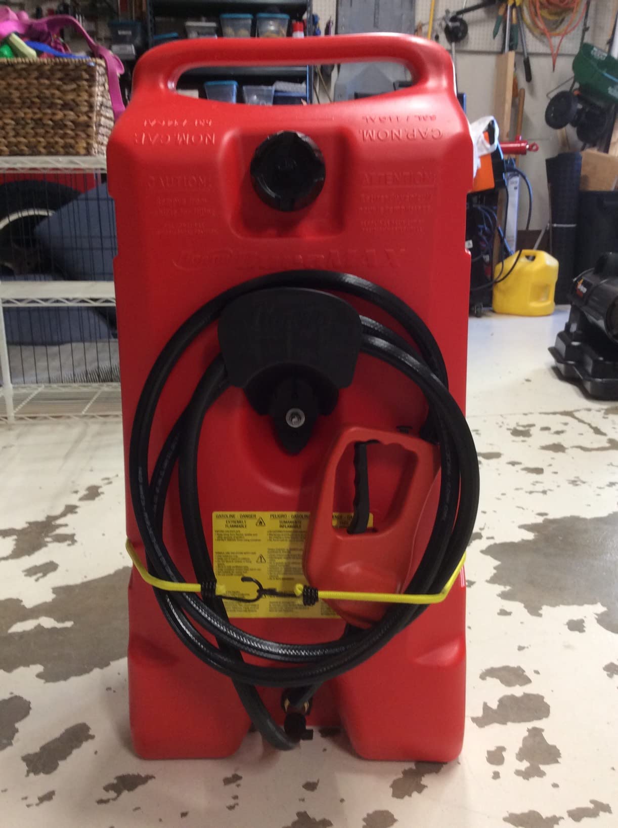 Scepter Duramax Flo ’N Go 14 Gallon Gas Caddy, 53 Liter Fuel Tank, Red customer photo 1