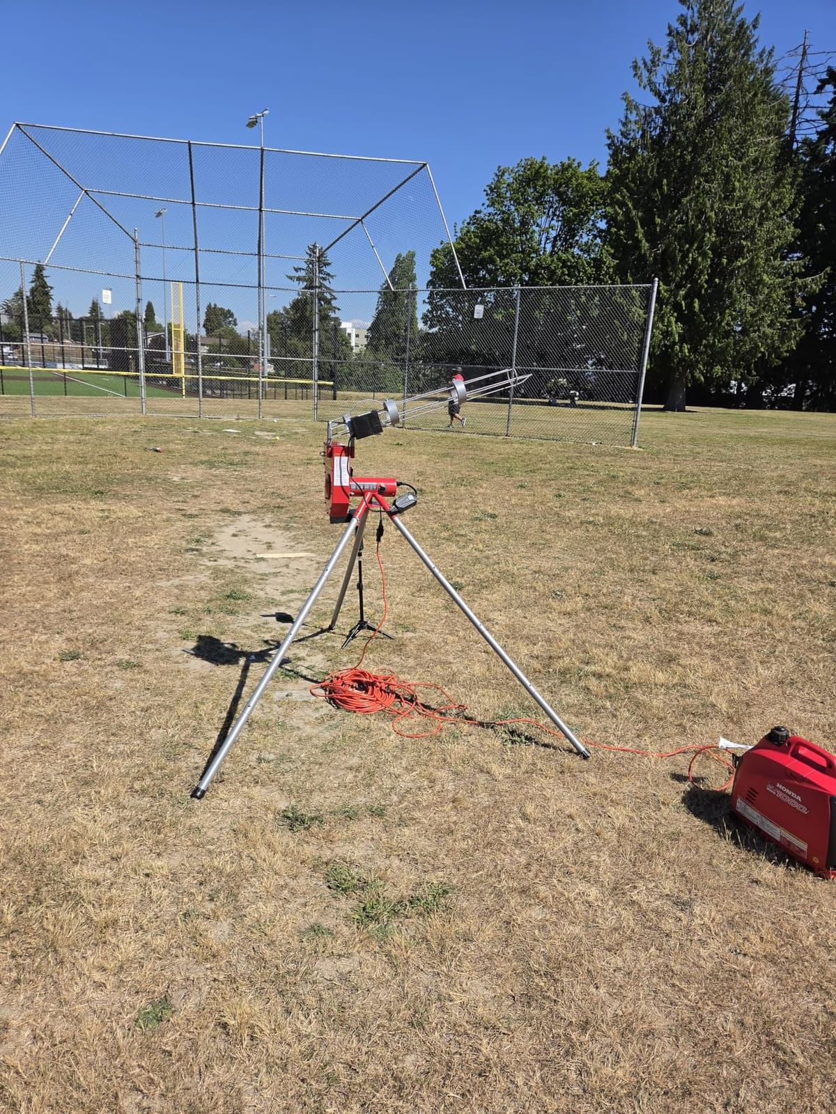 Heater Sports Heavy-Duty Baseball Pitching Machine W/Bonus Ball Feeder - Accurate & Adjustable Pitching Machine for Kids, Teens, and Adults | Ideal for Baseball Training and Practice Sessions customer photo 2