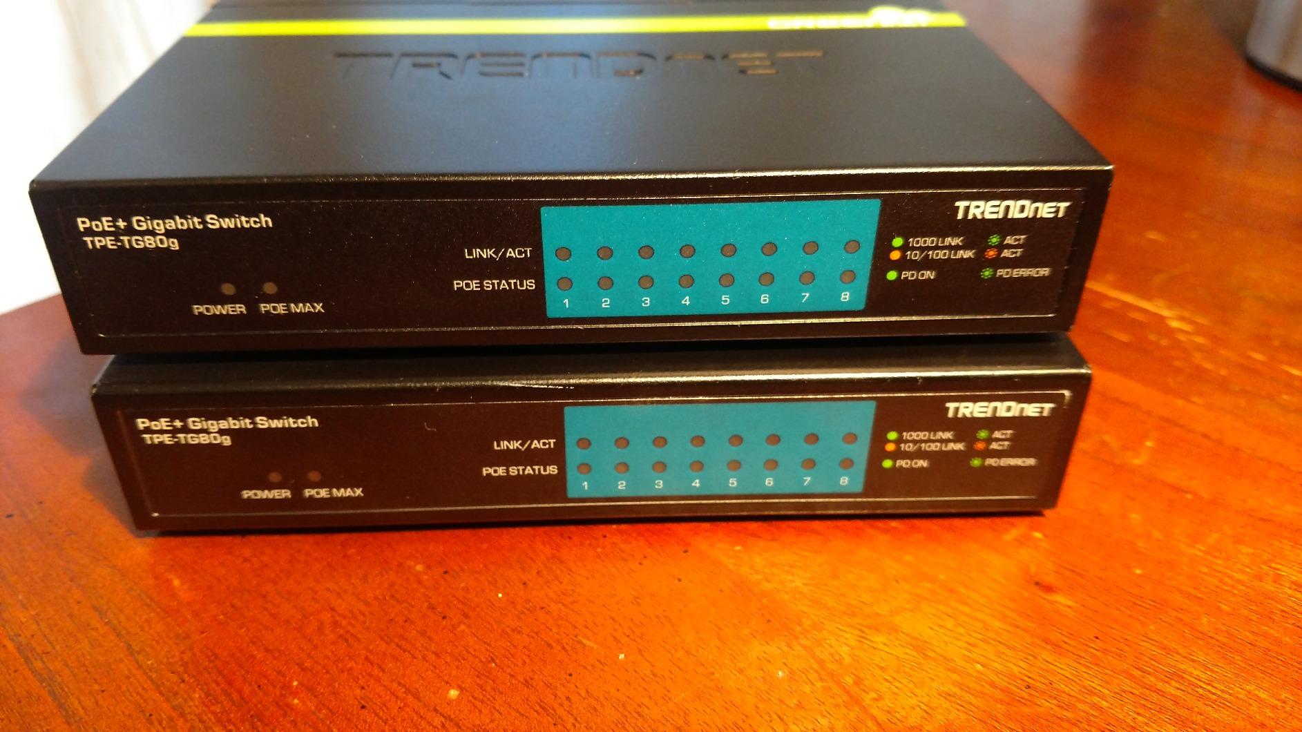TRENDnet 8-Port Gigabit PoE+ Switch, TPE-TG80G customer photo 1