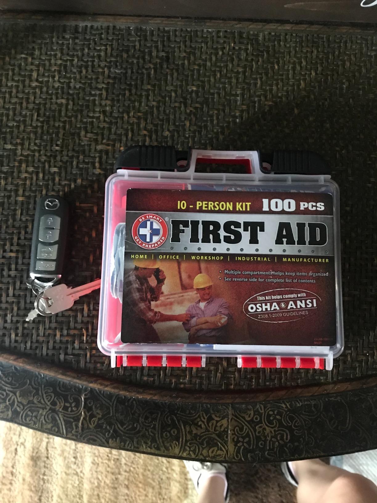 Be Smart Get Prepared OSHA/ANSI First Aid Kit - 10 Person customer photo 2
