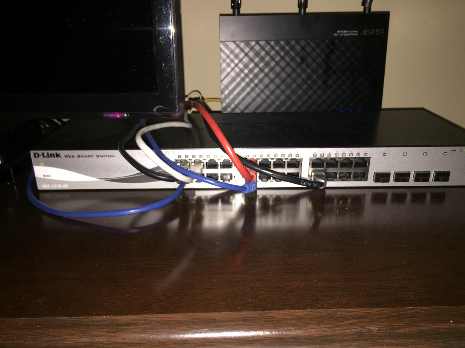 D-Link 10-Port Gigabit Smart Managed Switch | 8 GbE + 2 SFP Ports | L2+ | VLANs | Cable Diagnostics | Web Managed | Desktop or Rackmount | Fanless | NDAA Compliant | Lifetime Protection (DGS-1210-10) customer photo 1