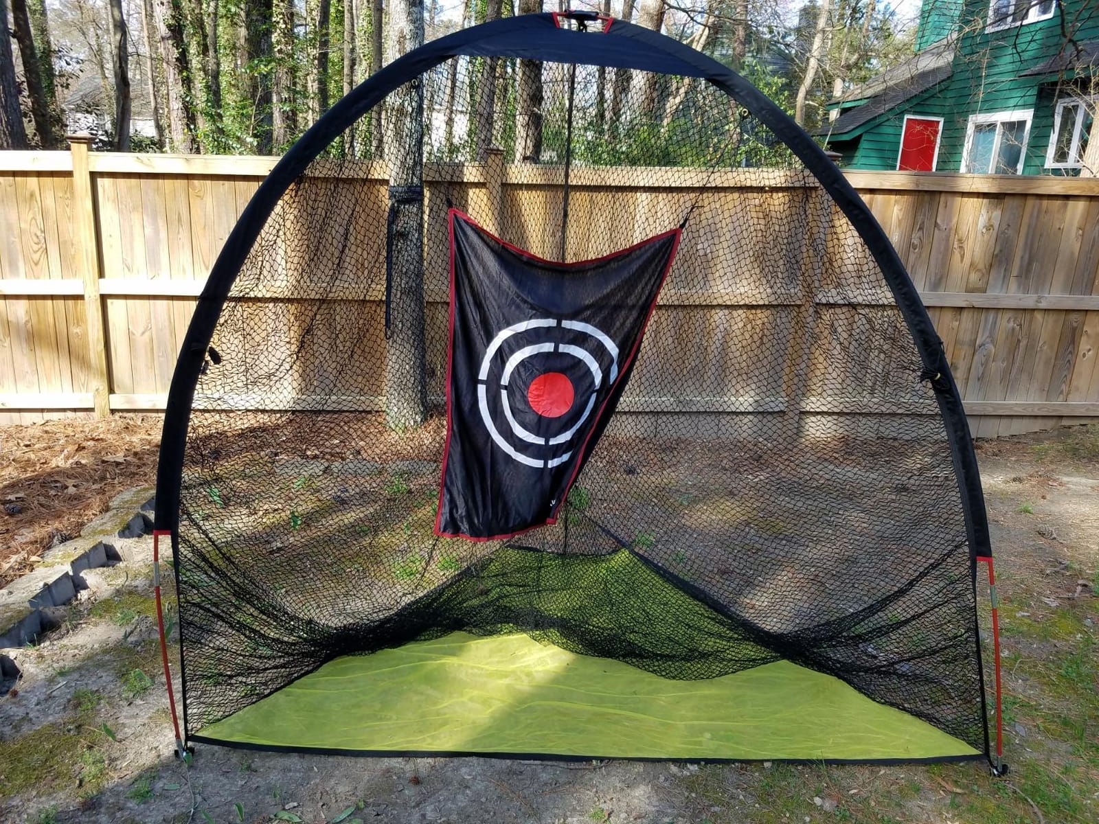 Gagalileo 8x6 ft Golf Hitting Net with Target for Home Practice customer photo 2