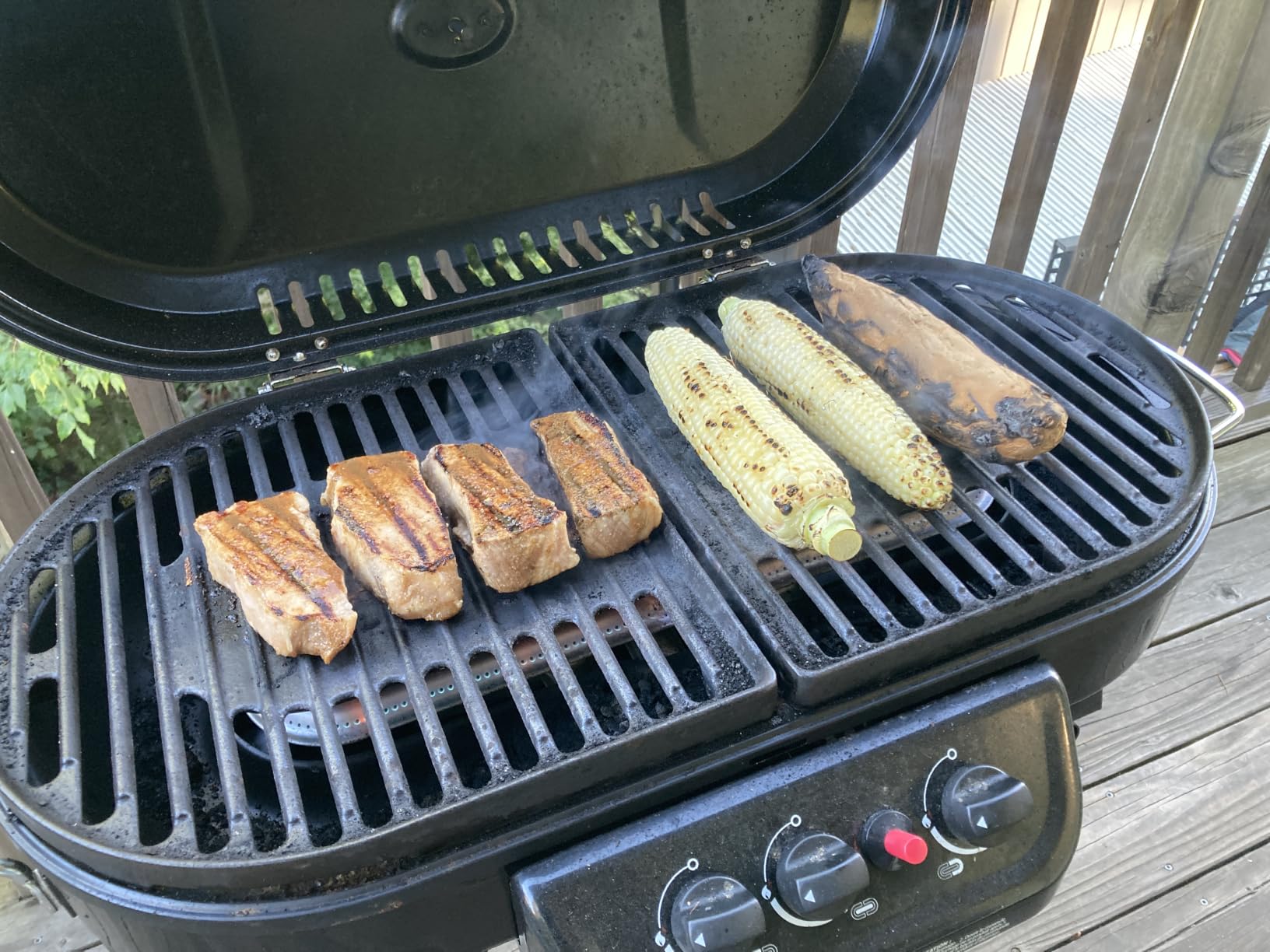 Coleman RoadTrip 285 Portable Propane Grill, 3 Burners, Red customer photo 2