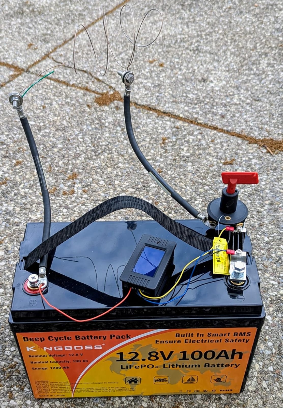 DC 0-200V 300A Battery Monitor with Shunt, 9-in-1 Digital LCD Multimeter customer photo 1