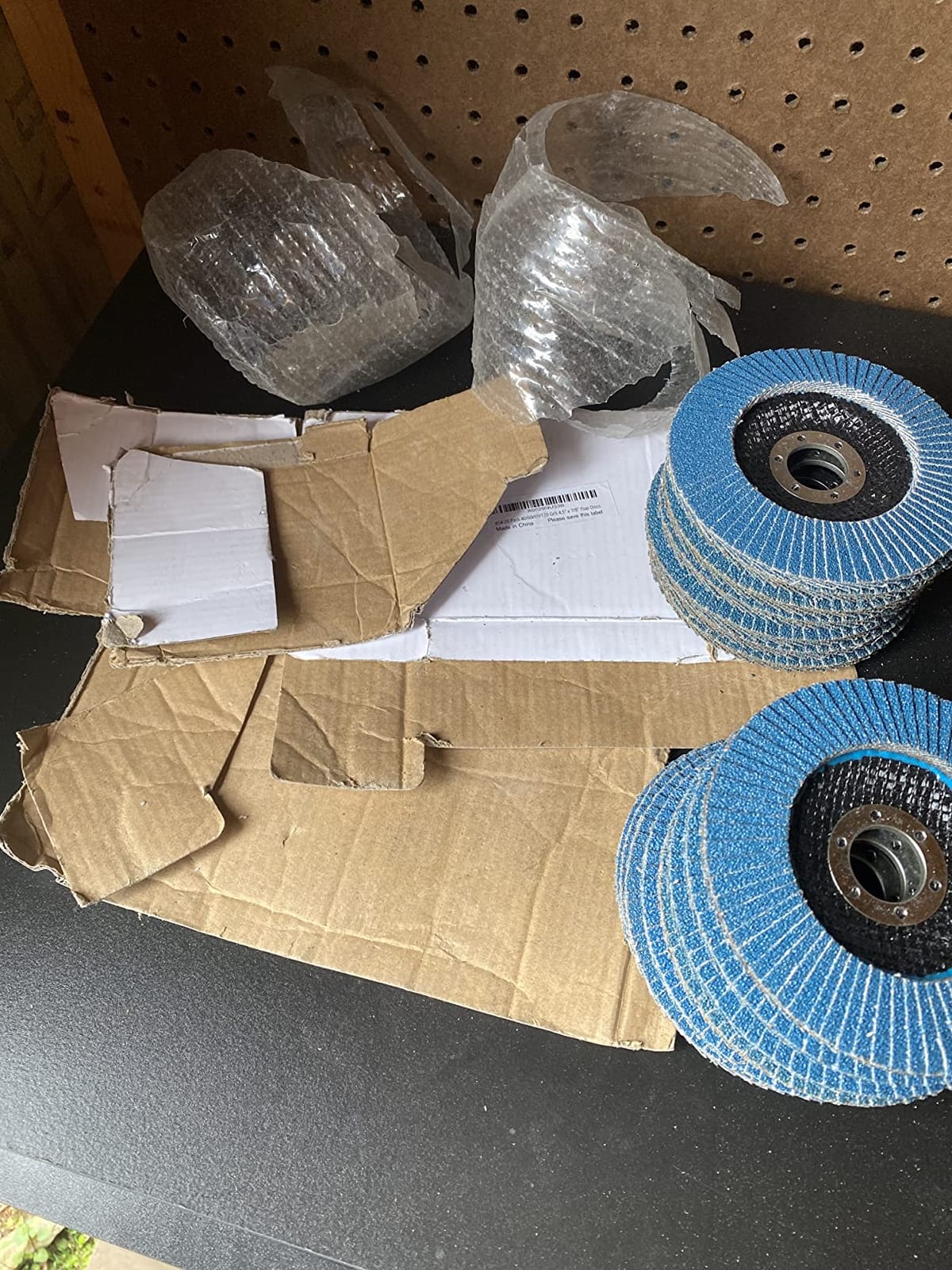 S SATC 20PCS Flap Discs 4 1/2 for Angle Grinder 40/60/80/120 Grit Flap Disc High-Density Bevel Type Angle Grinder Sanding Disc Abrasive Flap Disk #29 customer photo 1
