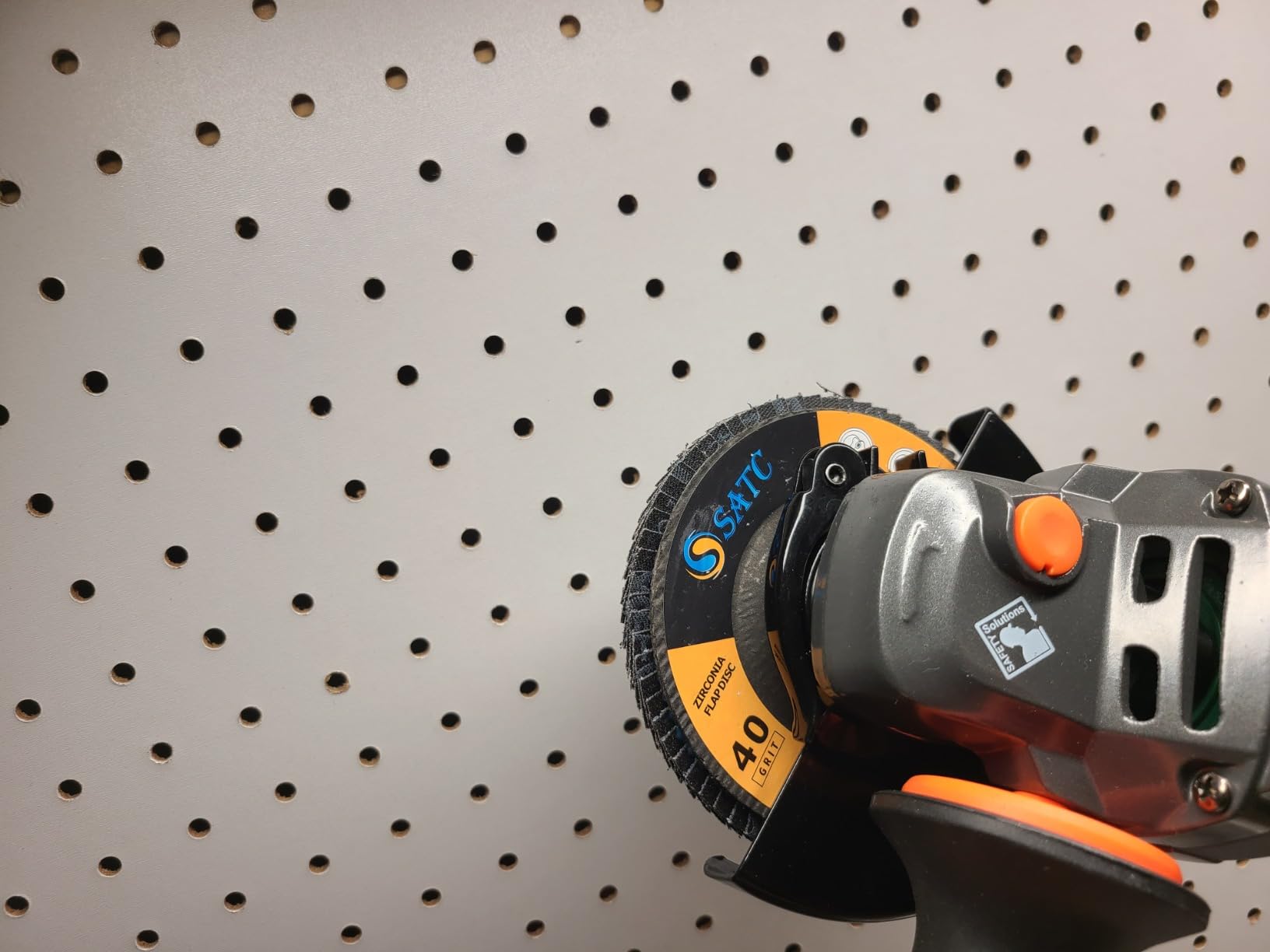 S SATC 20PCS Flap Discs 4 1/2 for Angle Grinder 40/60/80/120 Grit Flap Disc High-Density Bevel Type Angle Grinder Sanding Disc Abrasive Flap Disk #29 customer photo 2