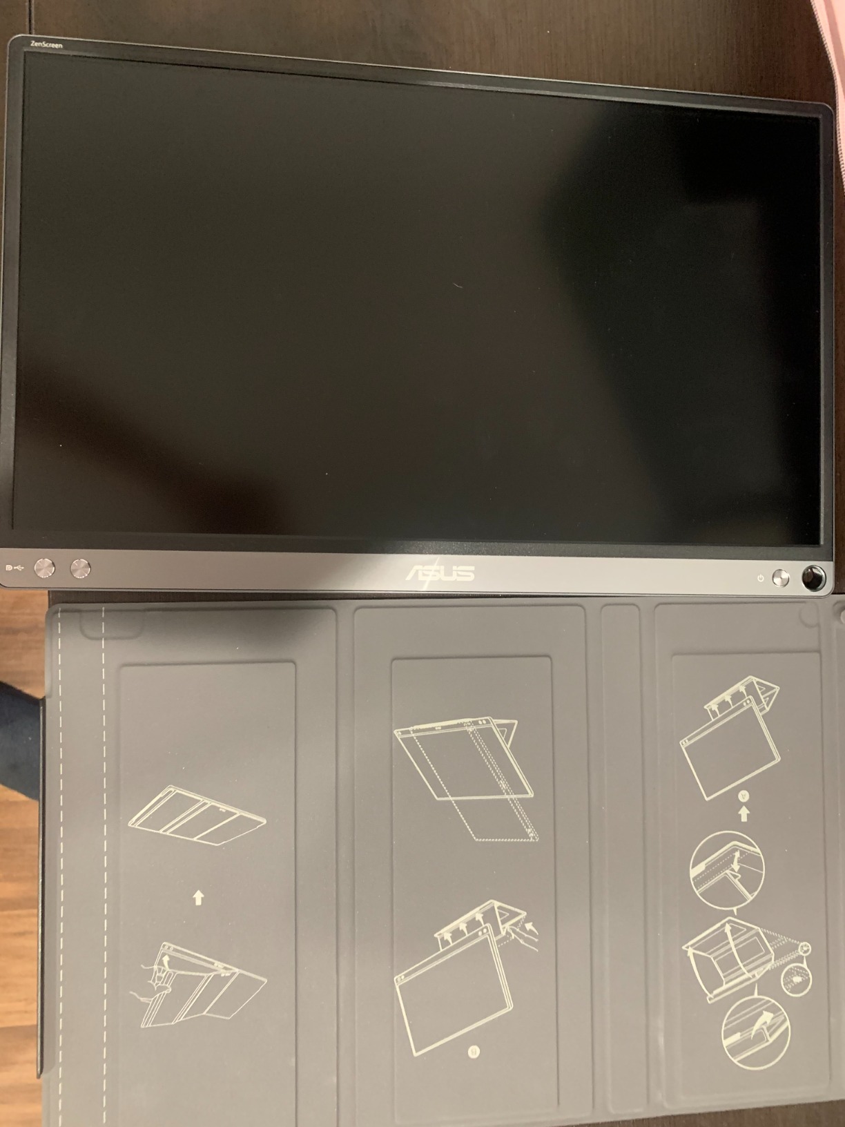 ASUS ZenScreen 15.6” 1080P Portable USB Monitor (MB16ACE) - Full HD (1920 x 1080), IPS, USB Type-C, Eye Care, Anti-Glare Surface, Lite Smart Case, External Screen for Laptop, 3-Year Warranty customer photo 2