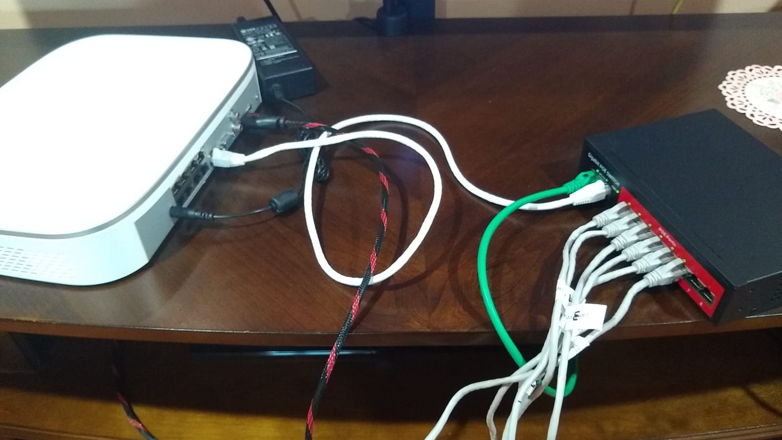 8 Port Gigabit PoE Switch with 2 Gigabit Uplink, 120W Built-in Power, 802.3af/at Compliant, Managed PoE+ Switch Support VLAN, QoS, Fanless Metal, Plug and Play(Desktop/Wall Mount) customer photo 2