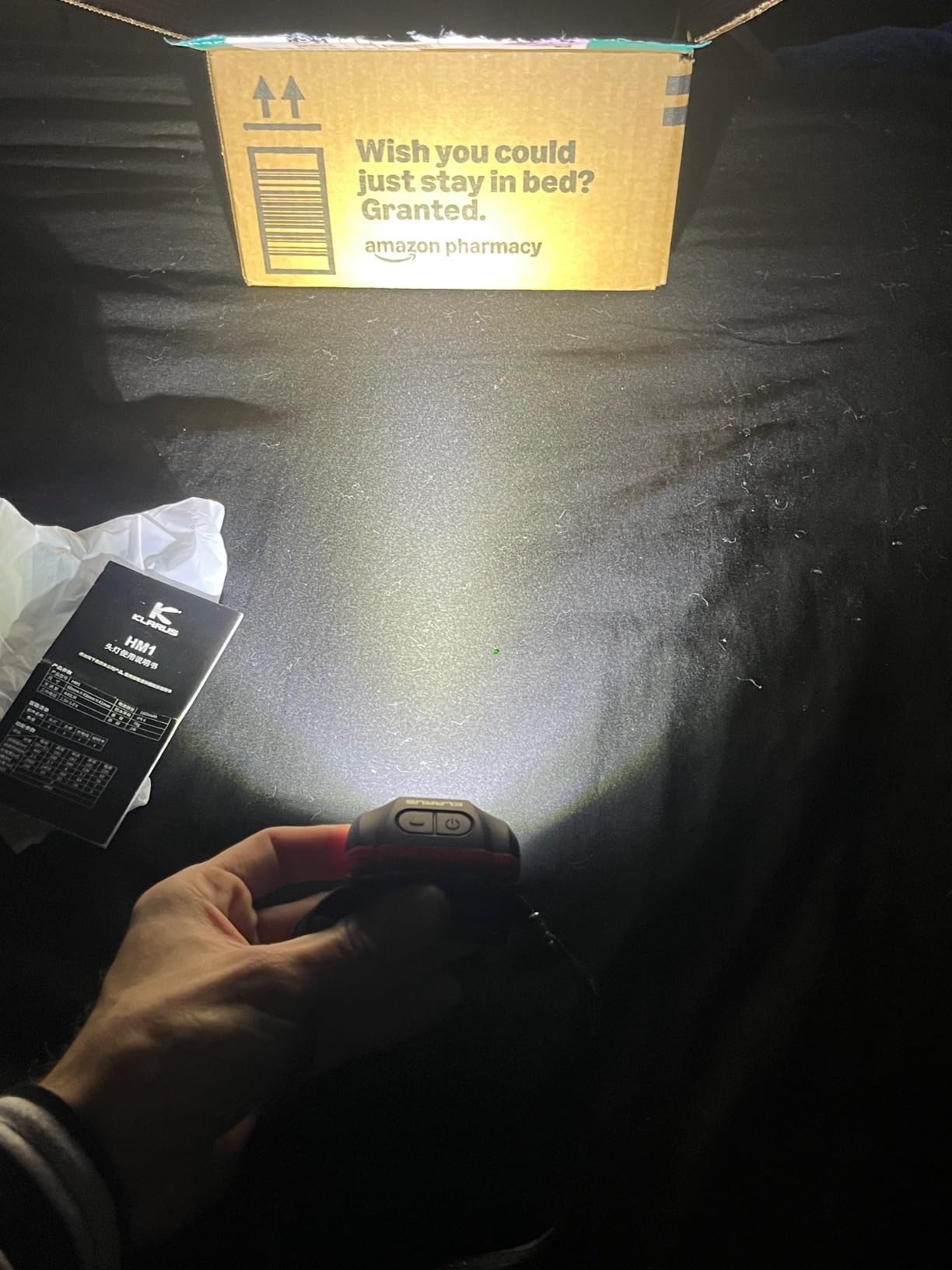 klarus HM1 IPX6 Waterproof Rechargeable Headlamp with Motion Sensor, 70 Hours Life, Full Charge in 2.5 Hours, 440 Lumens Consistent Output, Shock and Drop Resistant customer photo 1