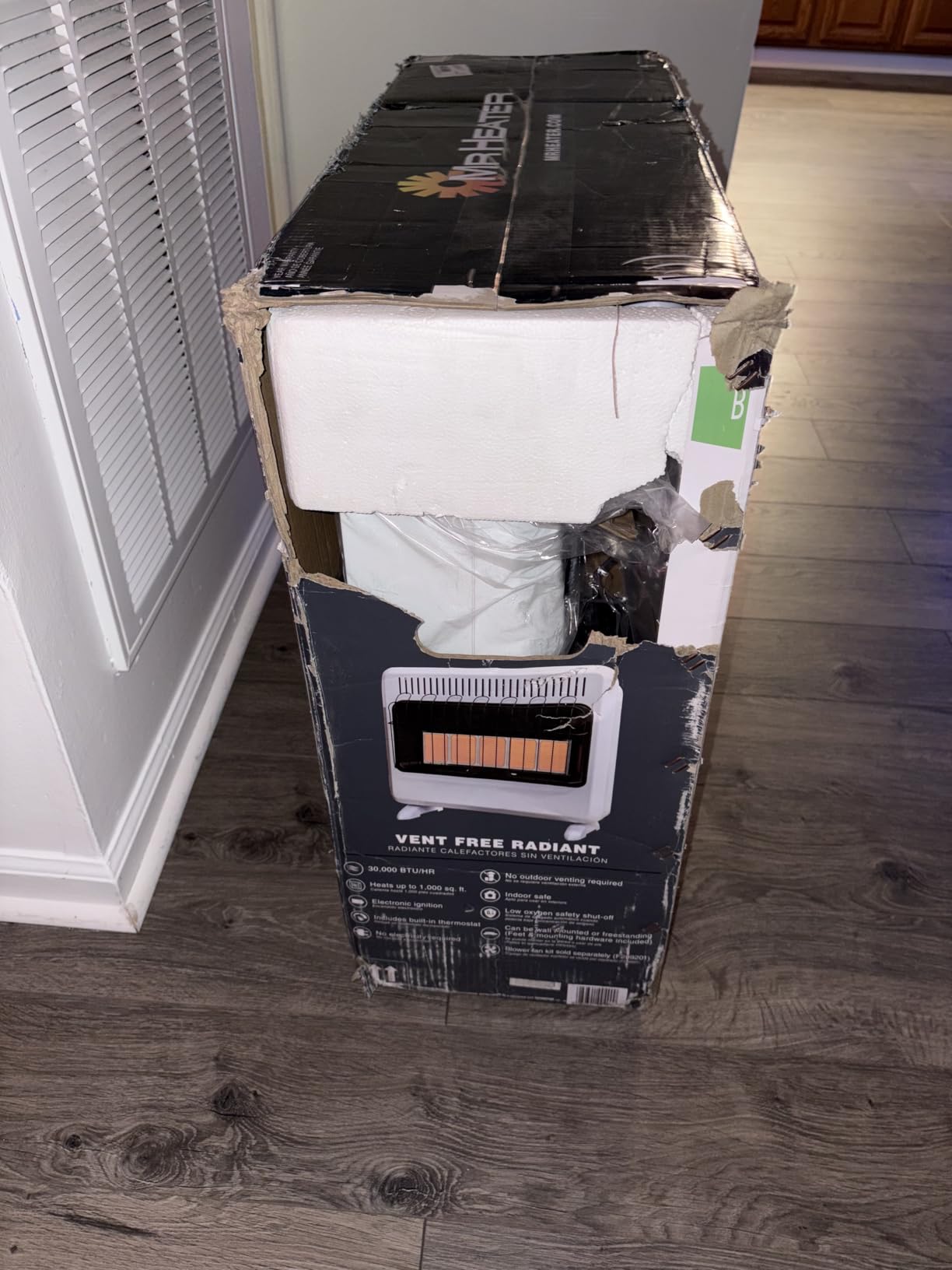 Mr. Heater 30,000 BTU Vent Free Radiant Dual Fuel Heater customer photo 2